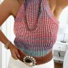 Caperucita Rosa (Rosa Navarro) Crop Top Cuello Halter Colors (V02)