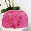 Caperucita Rosa (Rosa Navarro) Bolso Rosa Chicle Acolchado Hl34