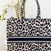 Caperucita Rosa (Rosa Navarro) Bolso Grande Animal Print Leopardo Cenefa Negra (2Ln)