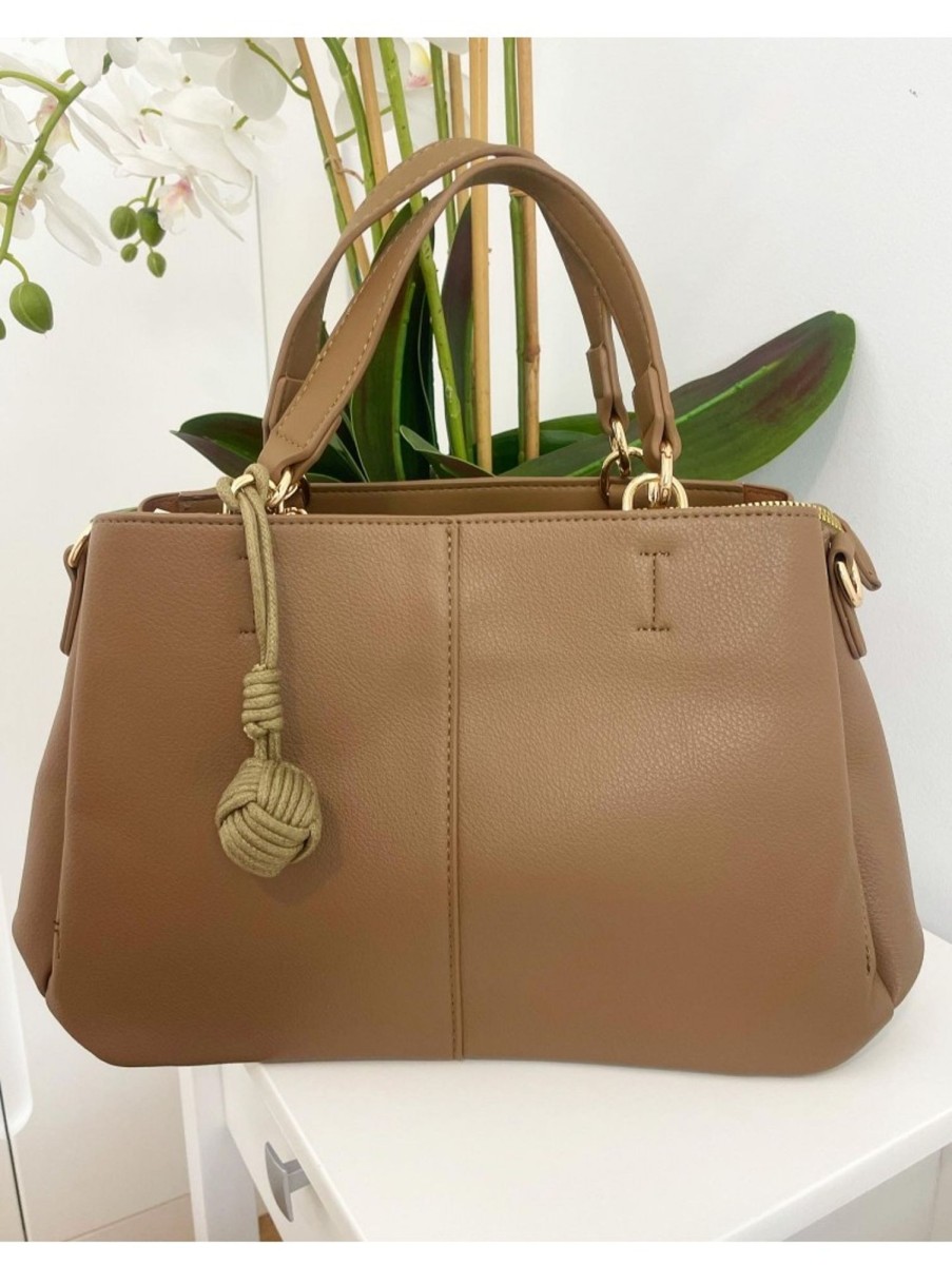 Caperucita Rosa (Rosa Navarro) Bolso Taupe Oscuro Woman Bfy2775 (Mb)